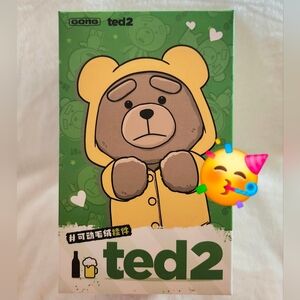 POP MART Ted2 Teddy Bear Action Party Bear Plush Pendent 🎉